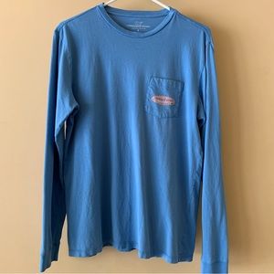 Vineyard Vines Sky Blue Long Sleeve T-Shirt